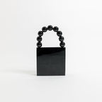 Twinkling Noir Mosaic Clutch