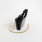 Twinkling Noir Mosaic Clutch