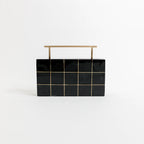 Onyx Crystalline Clutch