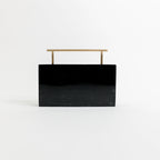 Onyx Crystalline Clutch