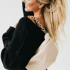 Bold Metal Chain Shoulder Strap