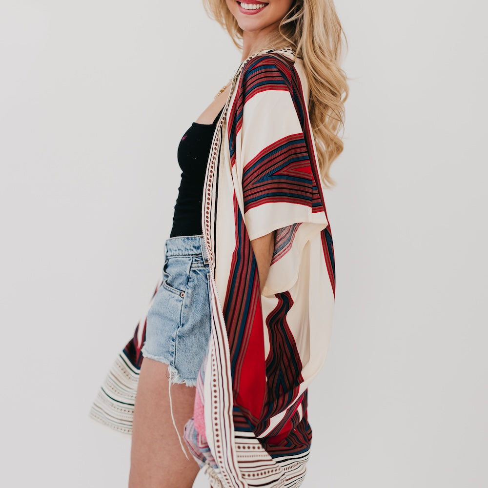 In The City Of Paradise Kimono