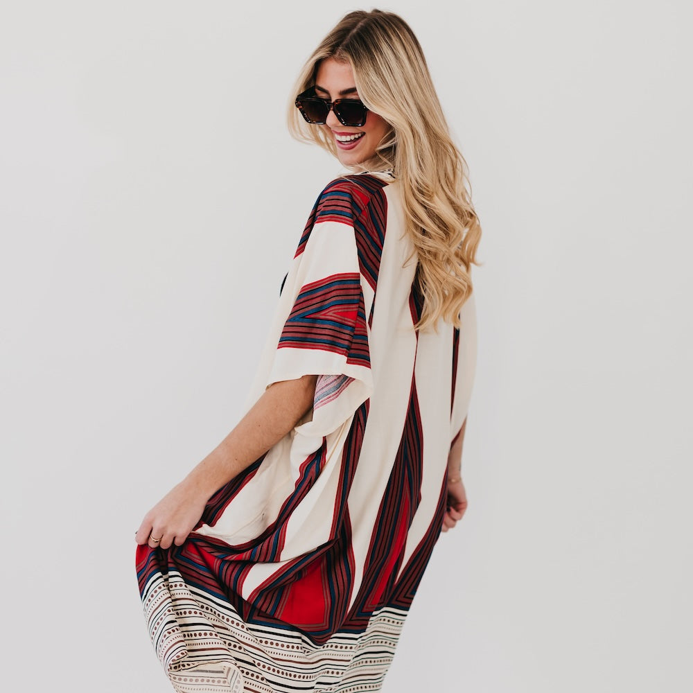 In The City Of Paradise Kimono