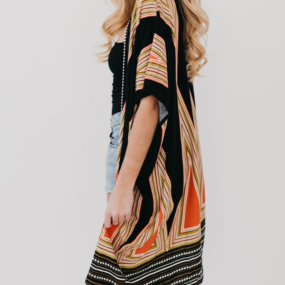 In The City Of Paradise Kimono