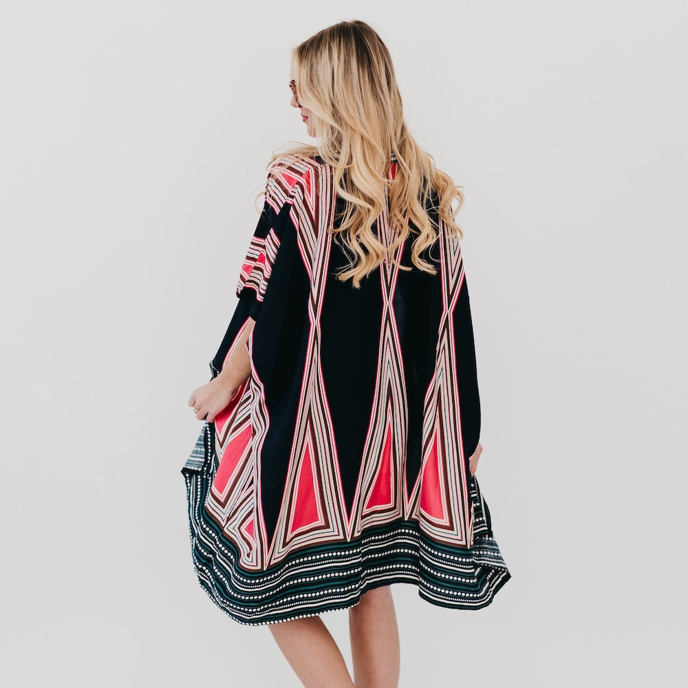 In The City Of Paradise Kimono