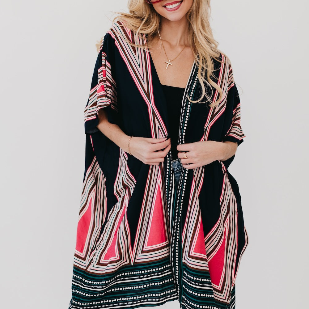 In The City Of Paradise Kimono