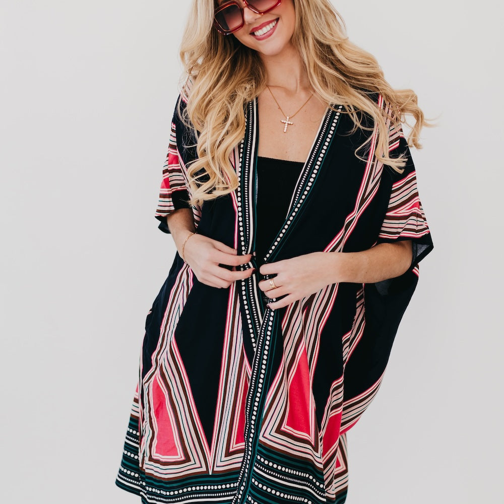 In The City Of Paradise Kimono