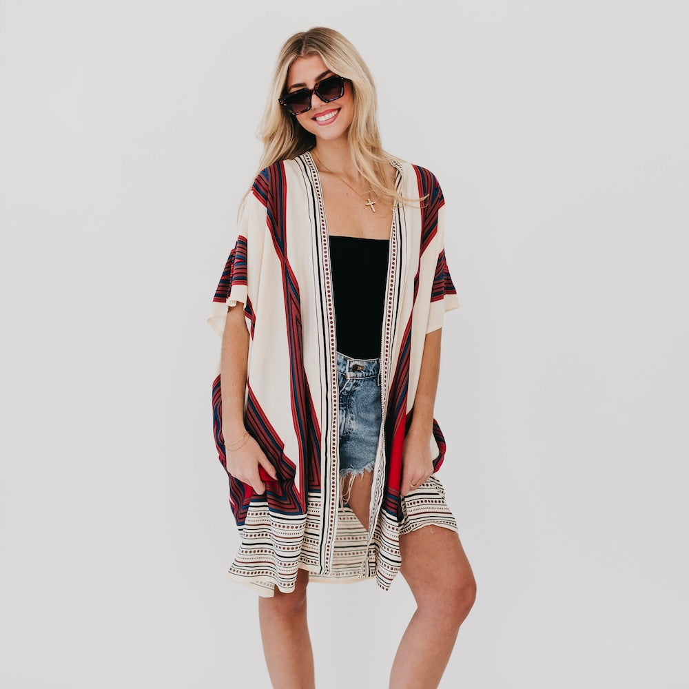 In The City Of Paradise Kimono