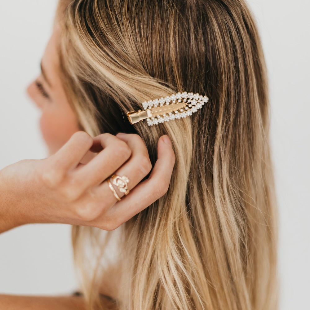 Pearl & Diamond Beauty Hair Clip