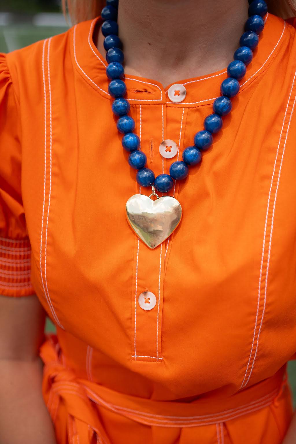 Dottie Heart - Acrylic Necklace