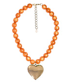 Dottie Heart - Acrylic Necklace