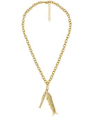 Lucky Double Fish Necklace- Momma and Baby Fish