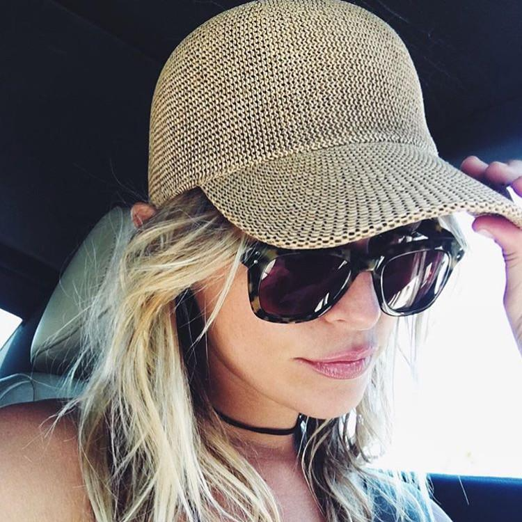 Paula Mesh Cap in Camel
