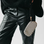 Dylan Woven Sunglass Case Wristlet