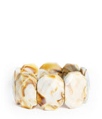 Esme Acrylic Stretchy Cuff Bracelet