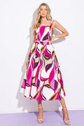 Cocktail Club Woven Twill Top And Skirt Set