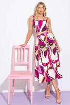 Cocktail Club Woven Twill Top And Skirt Set