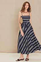 Sweet Escape Stripe Midi Dress
