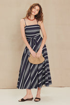 Sweet Escape Stripe Midi Dress