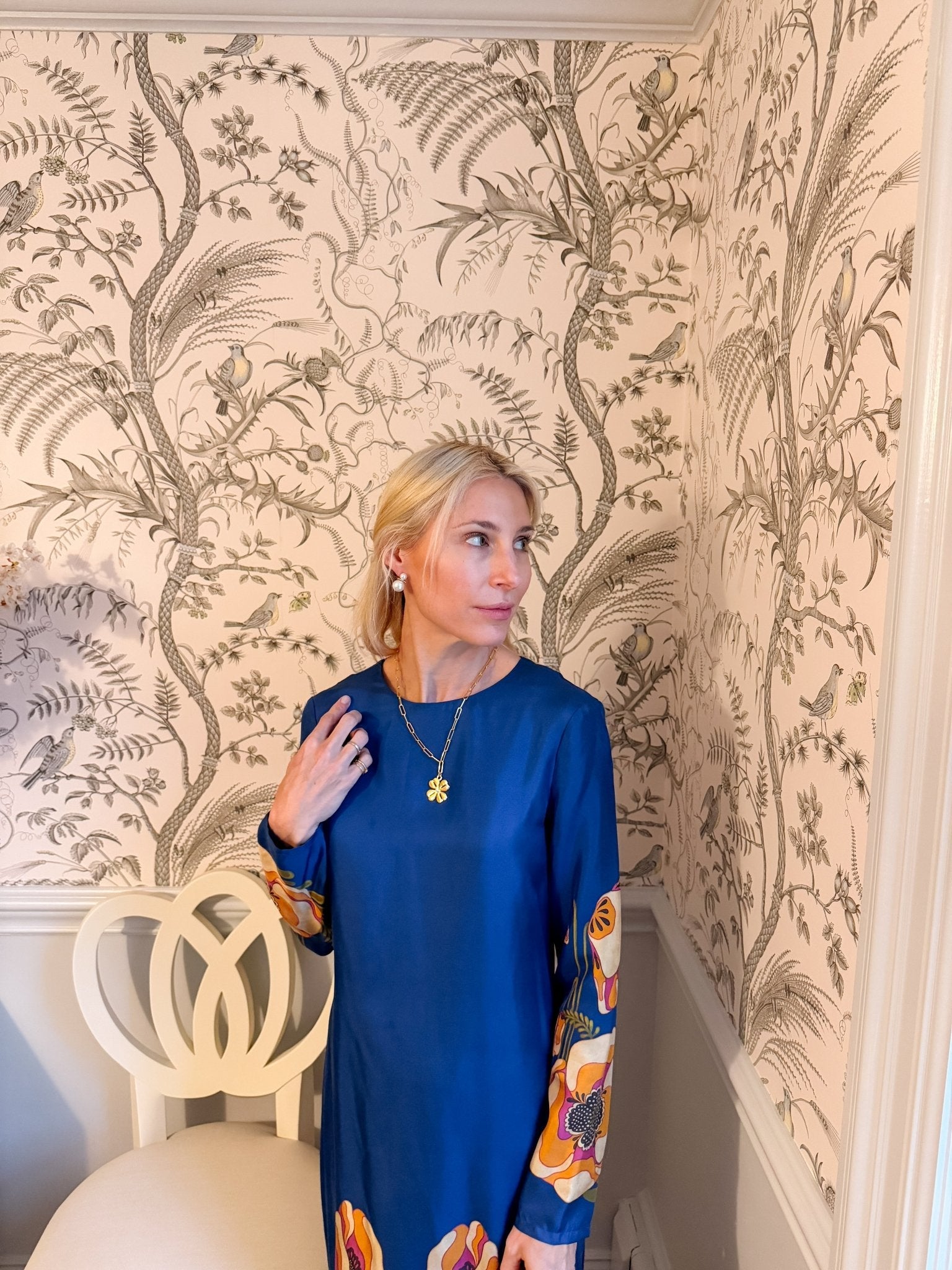 Grace Necklace - 18k Plated Paper Clip Chain-Kristin Kennedy Collection