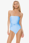 Classic Bandeau One-Piece |  Peri Gingham