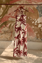 Palm Siren Midi Dress