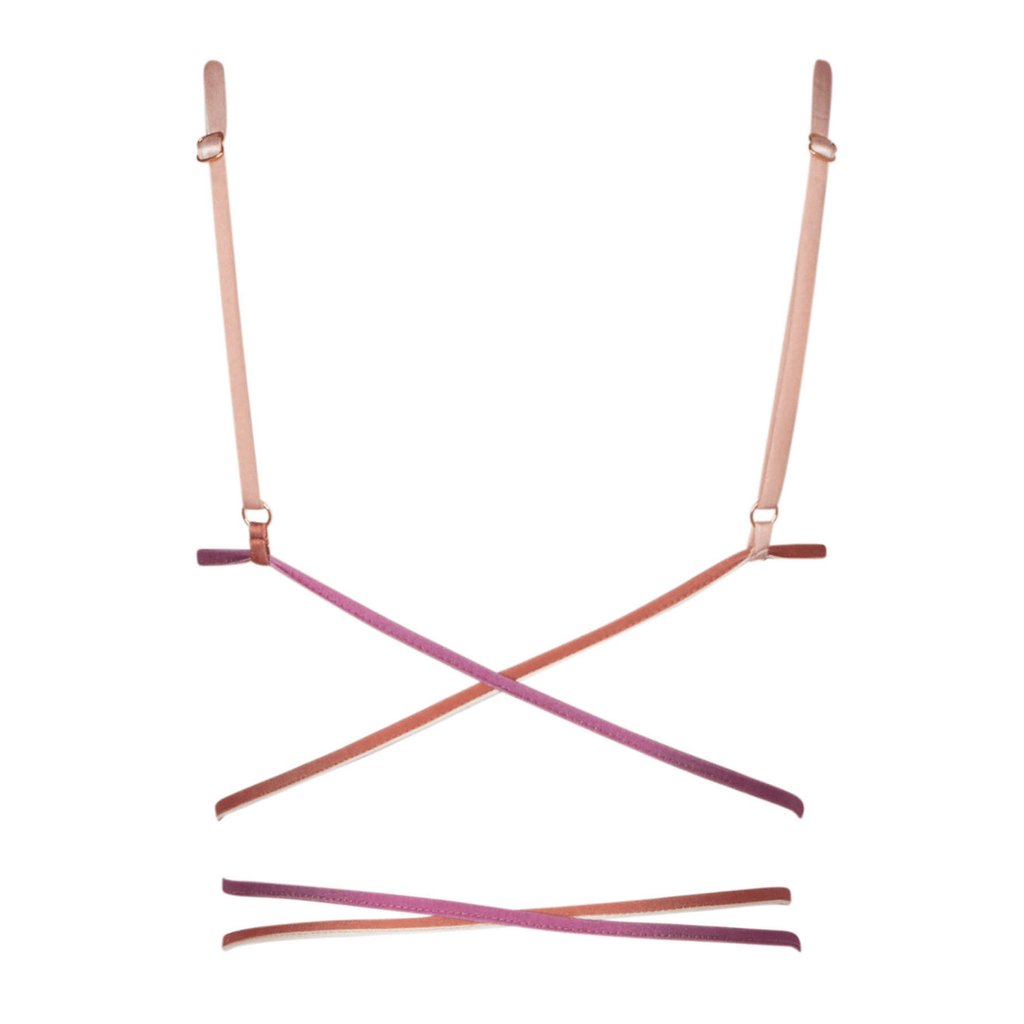 Indigo Terra Criss Cross Triangle Top