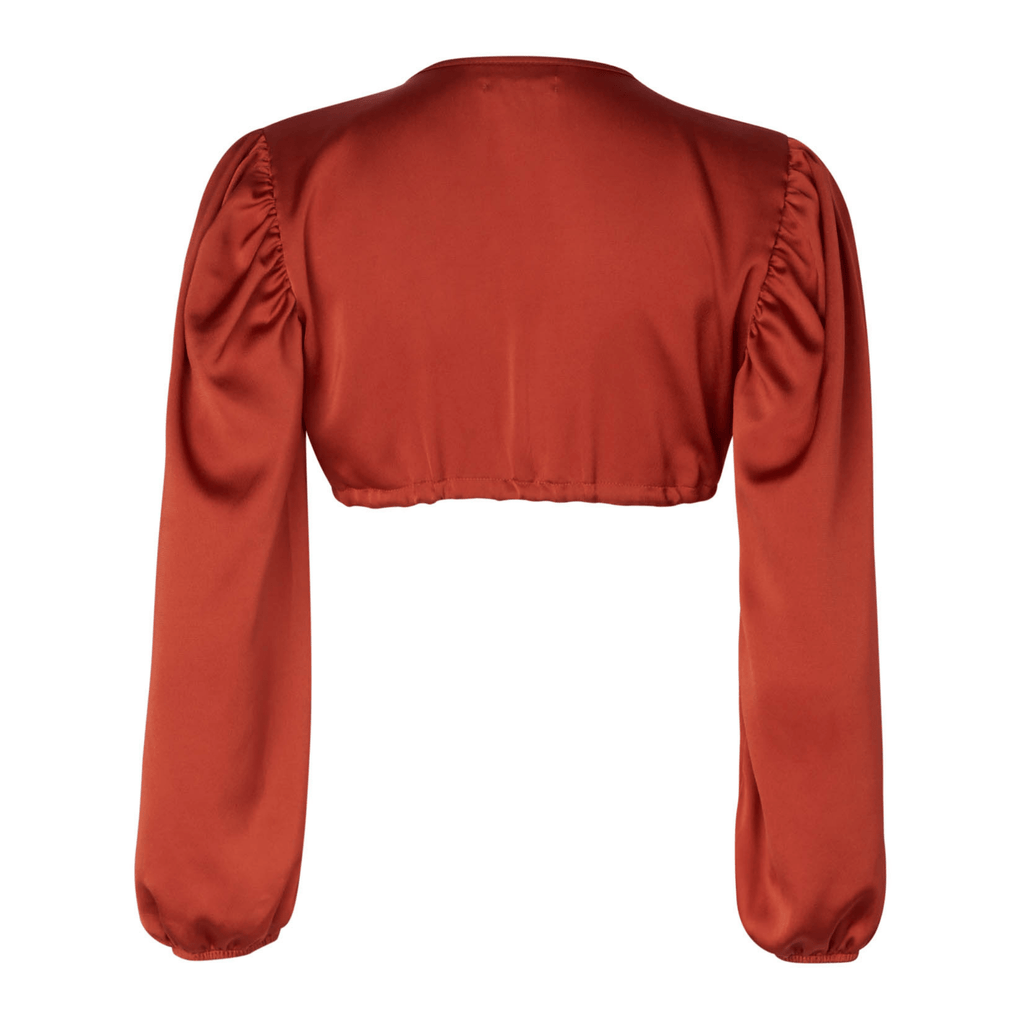 Jenna Long Sleeve Terra Crop Top