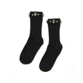 Crystal Ribbed Crew Socks