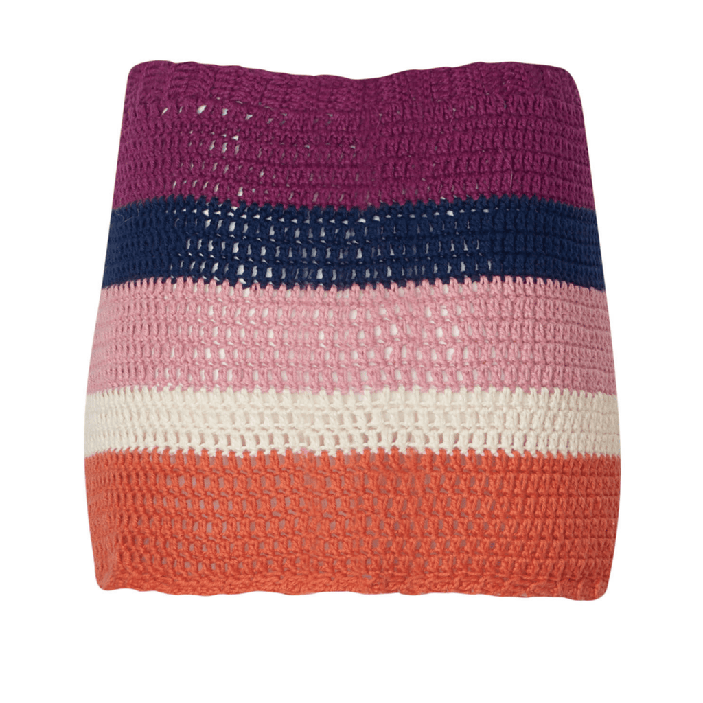 Kaia Sunset Crochet Mini Skirt