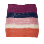 Kaia Sunset Crochet Mini Skirt