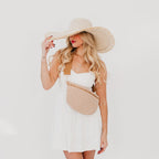 Lake Shore Drive Wide Fringe Sun Hat