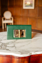 Lillian Croc Clutch