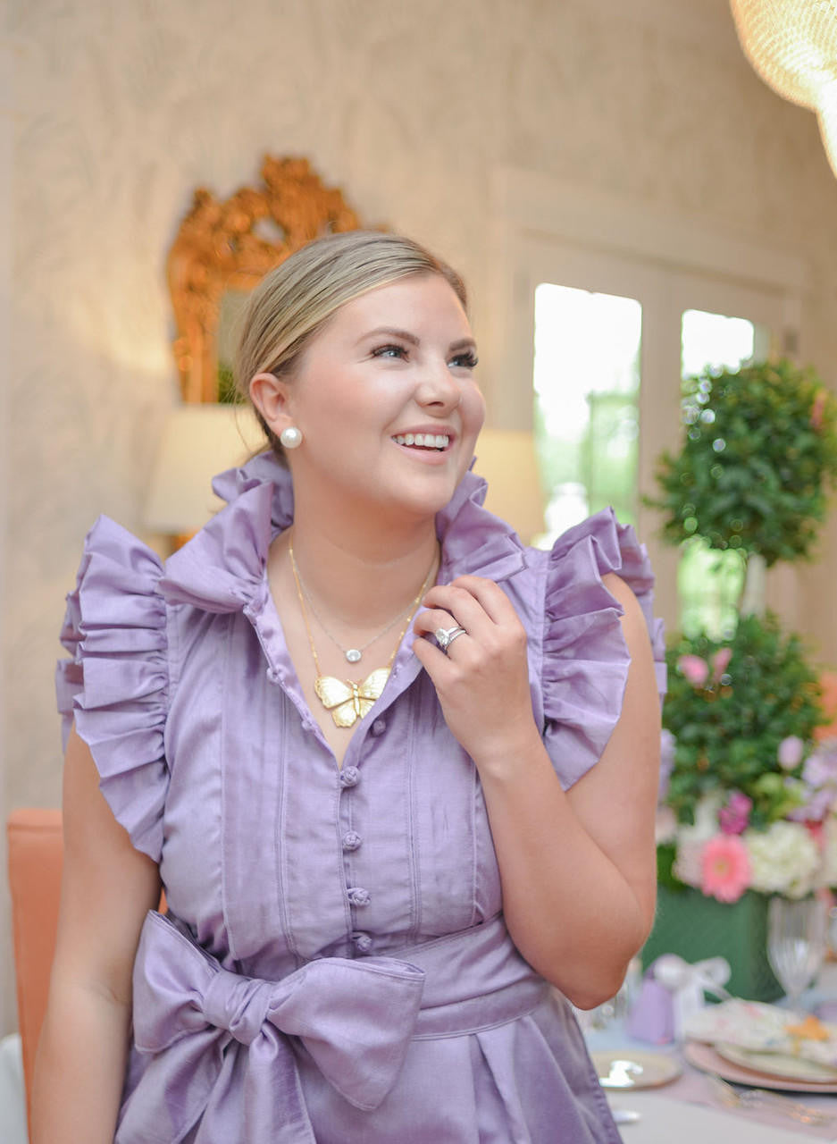 Haines Butterfly Necklace - Avoly Collection