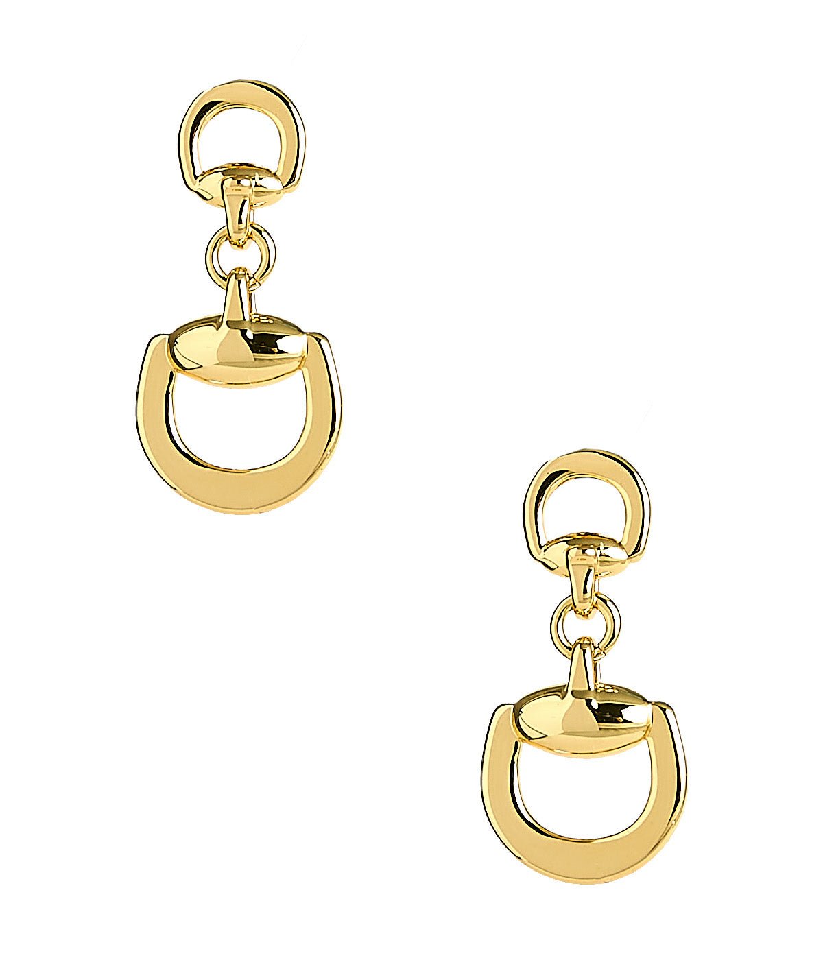 Mini Horsebit Gold Earrings