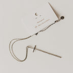 Modern Cross Necklace - WATERPROOF