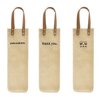 Gifted Canvas Reusable Wine Tote