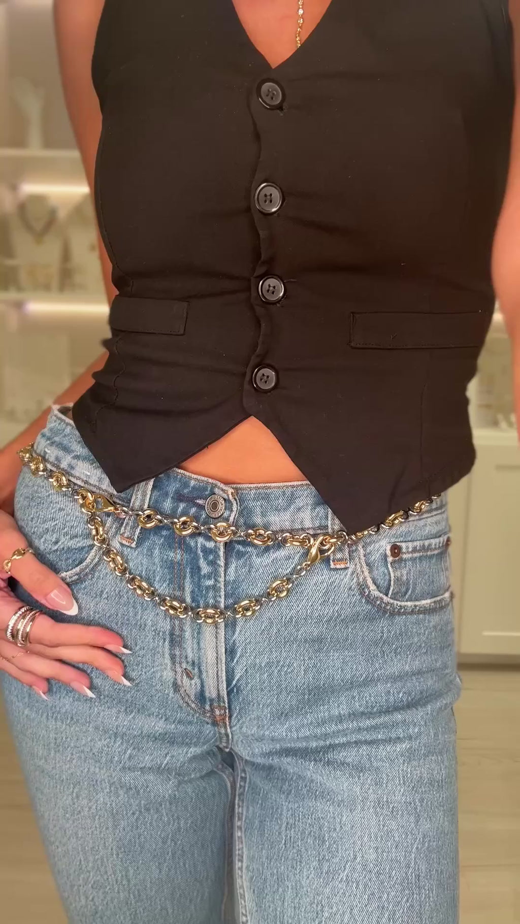 Odessa Chain Belt - Double Clasp