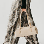 Sally Suede Barrel Shoulder Bag
