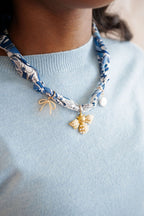 Scarf Charm Necklaces - Spring Collection