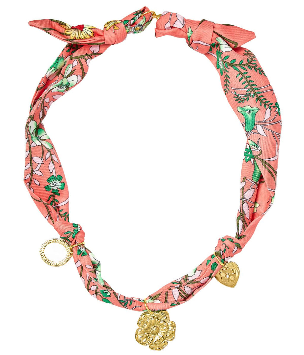Scarf Charm Necklaces - Spring Collection