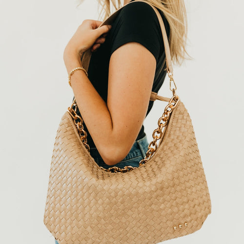 Sienna Slouchy Woven Shoulder Bag - NEW COLORS!