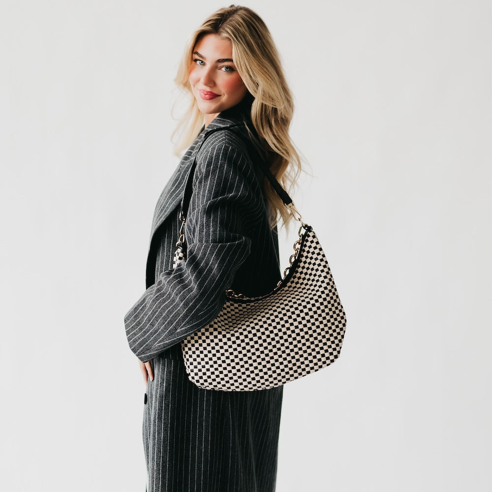 Sienna Slouchy Woven Shoulder Bag