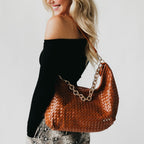 Sienna Slouchy Woven Shoulder Bag