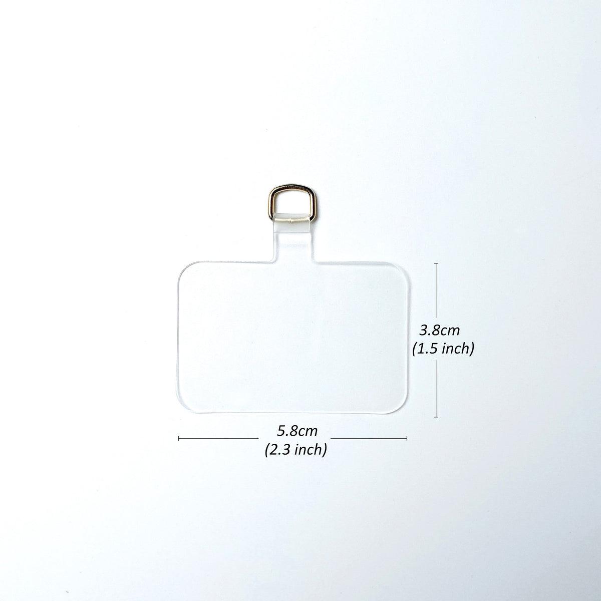 Transparent Patch with Gold Link