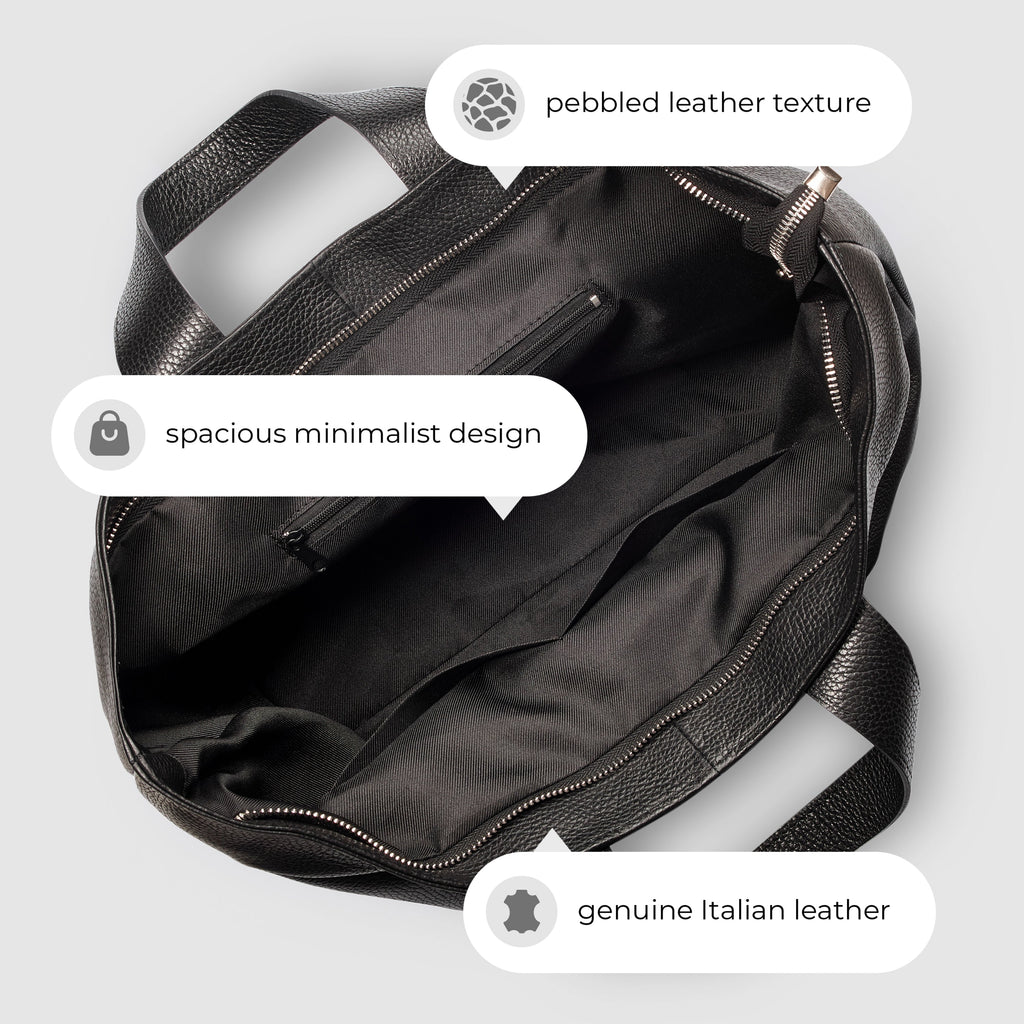 Calf Leather Tote Bag