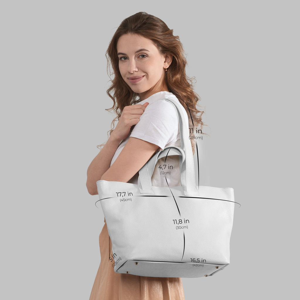 Calf Leather Tote Bag