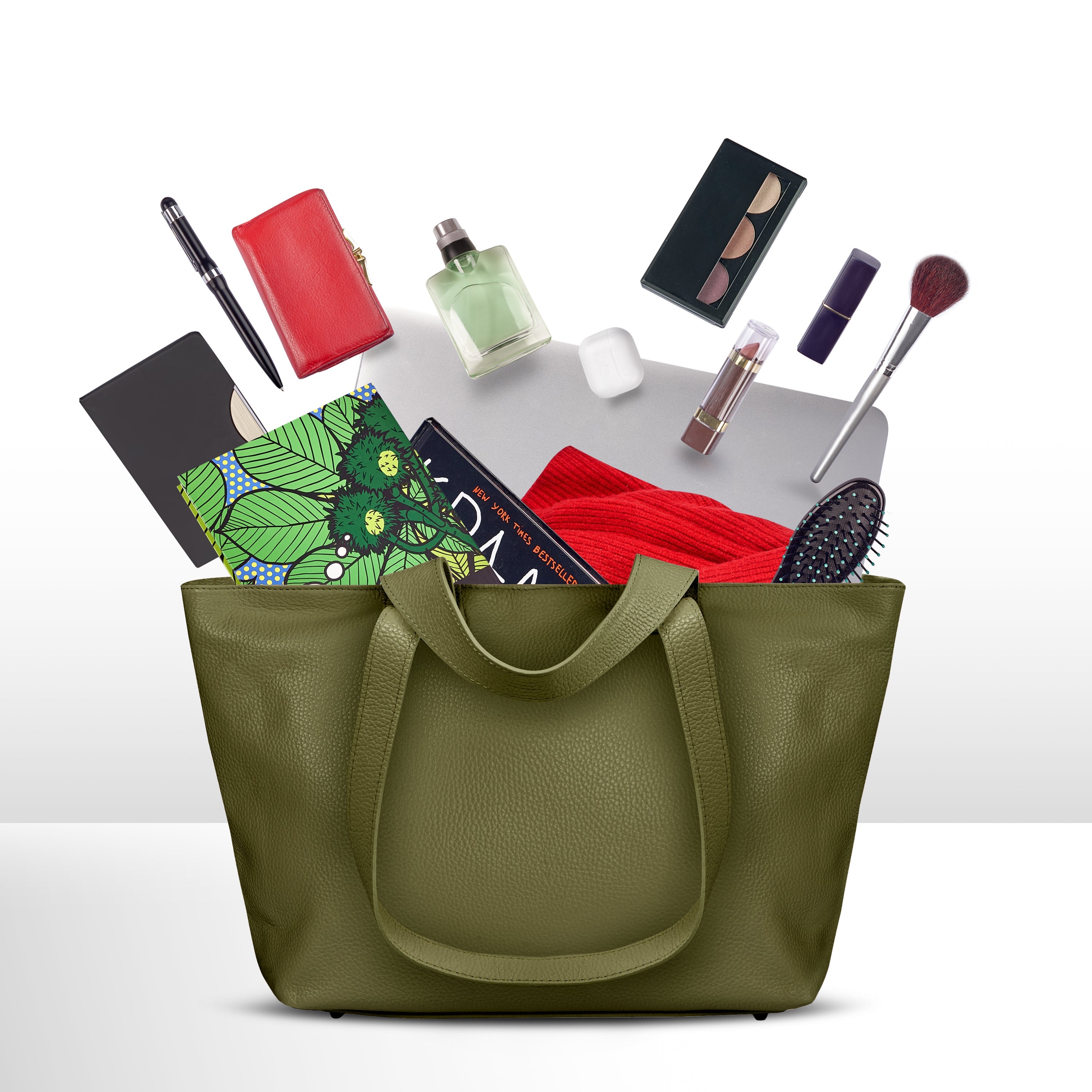 Calf Leather Tote Bag