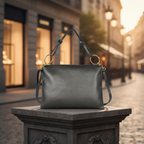 Italian Genuine Calf Leather Shoulder Bag