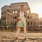 Italian Genuine Calf Leather Shoulder Bag